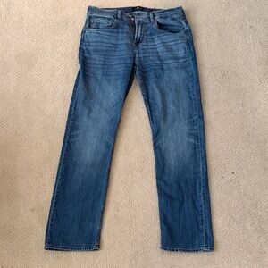 7 For All Mankind Men's Austyn Deep Blue Straight Jeans